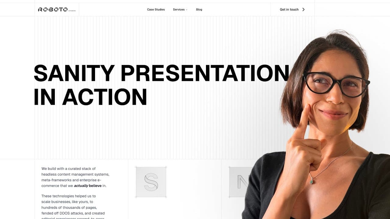 Sanity presentation in action
