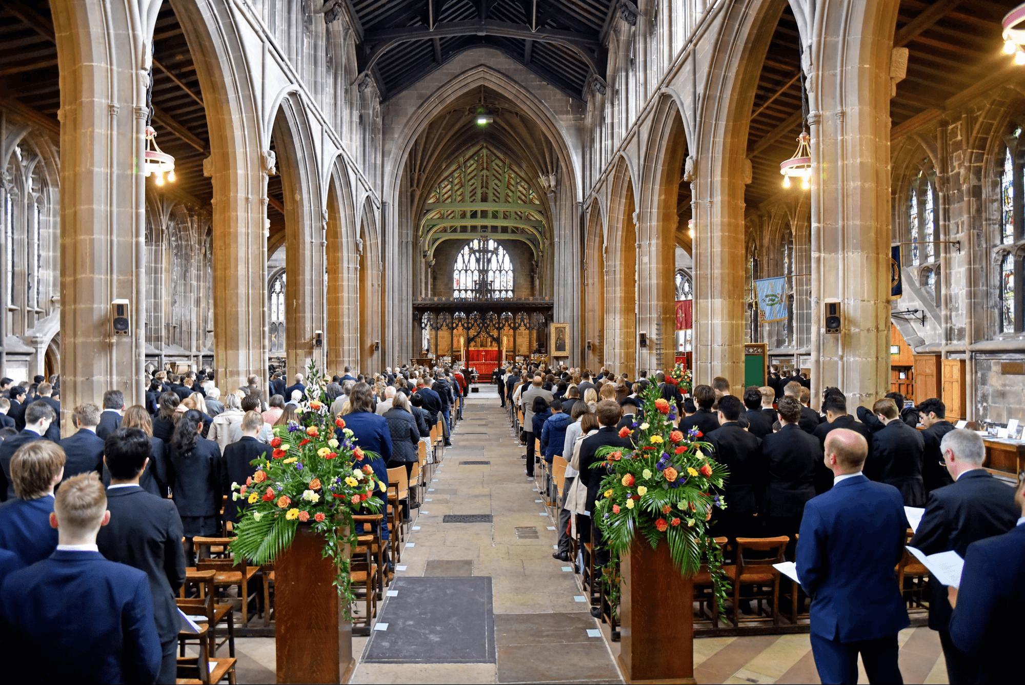 The modernized St Mary's Church Nottingham website homepage